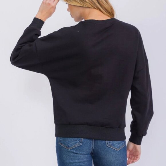 GRAPHIC PULLOVER SWEATER - Picture 2 of 4